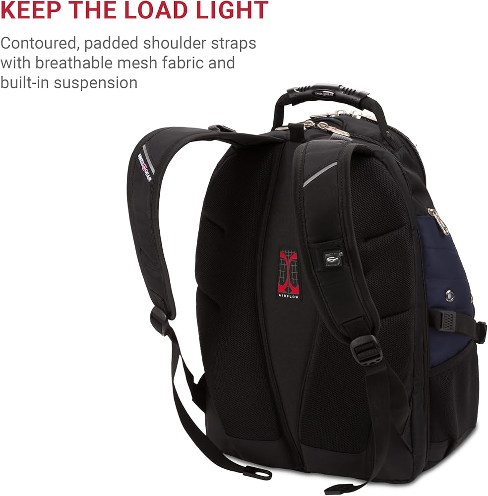 Amazon.com: SwissGear 1900 ScanSmart 17” Laptop Backpack Blue